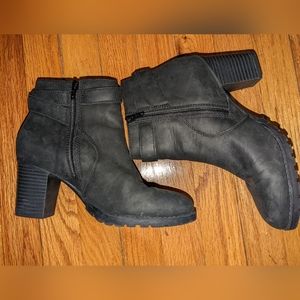 Collection by Clarks Black Leather Boots